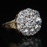 Bague vintage boule de cristal