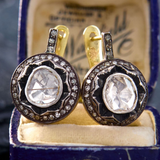 Boucles d'oreilles vintage en cristal