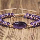 Bracelet élégant en améthyste