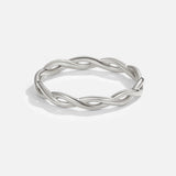 Bague rotative en argent 18K Infinity