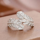 Bague vintage en argent inspirée de la nature