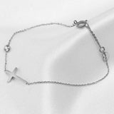 Bracelet cœur en argent Faith