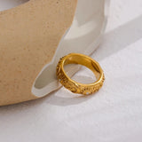 Bague vintage soleil-lune-étoile