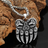 Collier vintage Viking Bear Claw