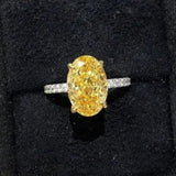 Bague vintage ajustable classique en or et jaune avec pièce centrale