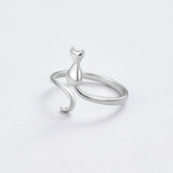 Bague en Argent Chat de Minuit