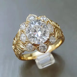 Bague vintage brillante